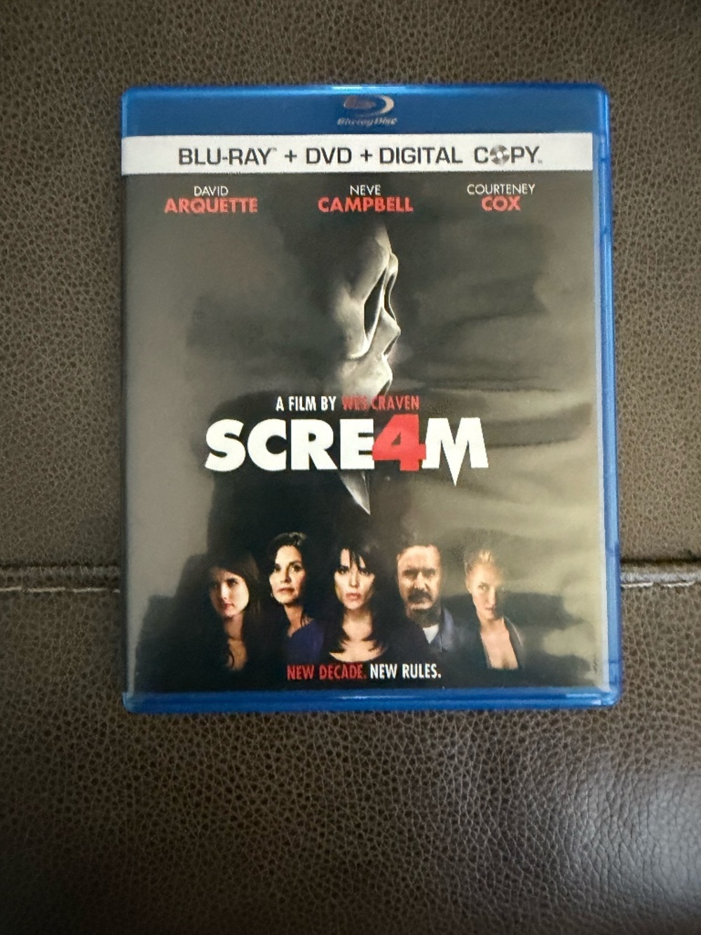 Scream 4 (2011) Blu-ray + DVD – Wes Craven – Digital Code Unverified